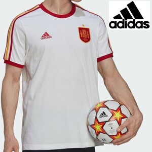 adidas カタールワールドカップ スペイン代表 2022 DNA スリーストライプス Tシャツ M