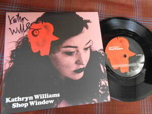 e#4350◆EP◆ キャスリン・ウィリアムス - ショップウィンドウ サイン入 KATHRYN WILLIAMS Shop Window / Breath (Live) CAW Records