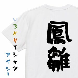 三国志系半袖Tシャツ【鳳雛】おもしろTシャツ　ネタTシャツ