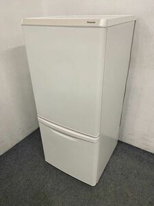 高年式!2022年製! パナソニック/Panasonic NR-B14HW-W 冷蔵庫 138L/幅48cm/右開き/2ドア/バニラホワイト 中古家電 店頭引取歓迎 ■R7480