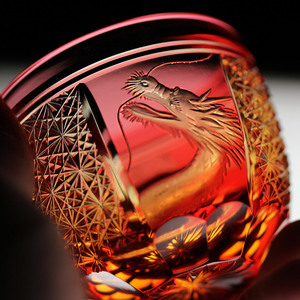 Jewel Kiriko ×花岡グラヴィール　赤龍レッドドラゴンの酒杯　琥珀金赤