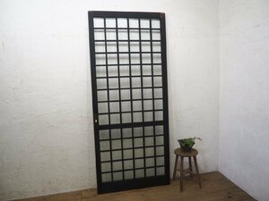 taM0988*(3)[H201cm×W85,5cm]* -ply thickness ... design. large tree frame glass door * old fittings sliding door sash modern housing facility interior . material retro N pine 