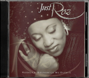 激レア ROSALYN BRUNSWICK McDUFFIE - JUST ROZ (2003) (Prod. CHRIS WALKER) TX産 インディソウル／ゴスペル 極上盤 GOSPEL/R&B/SOUL