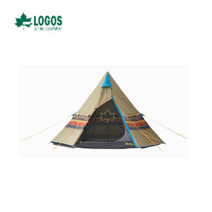 【新品未使用】LOGOS ★送料無料★ ナバホ Tepee 300 ワンポールのシンプル構造だから組立てが簡単 logos ロゴス キャンプ カワイイ テント