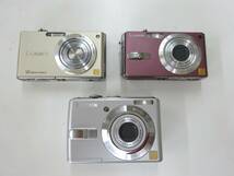 ★デジタルカメラ CANON キャノン ORYMPUS オリンパス　SANYO　サンヨー PANASONIC　パナソニック まとめて10台　【中古】_画像3