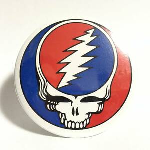 デカ缶バッジ 58mm Grateful Dead グレイトフルデッド Bob Dylan Janis Joplin Doors Led Zeppelin