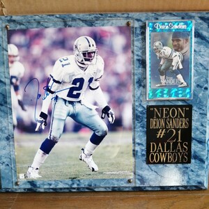  rare! NFL Dion * Sanders Deion sanderssa Info to plate dala ska u boys 