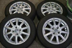 即決 深め ミシュラン X-ICE3 155/65R14 日産純正アルミ デイズルークス モコ 4.5J PCD100 ミツビシ ekワゴン ekスペース 等流用*168