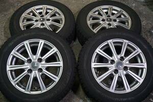 即決 ヨコハマ IG50+ 175/65R14 BS MILLOUS 5.5J +38 PCD100 ヤリス ヴィッツ bB パッソ ブーン ポルテ ノート フィット デミオ *615cl