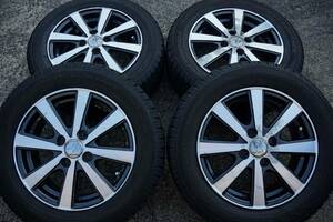 即決 深溝８分～TOYO 175/65R14 ENKEI SMACK 5.5J +43 PCD100 ヤリス ヴィッツ bB パッソ ブーン ノート マーチ フィット デミオ *503cl