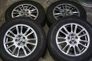 ヨコハマ アイスガードIG60 195/65R15 STRANGER 6J +45 PCD100 カローラツーリング スポーツ プリウス アリオン CT200 ウィッシュ*596ic