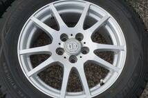 深溝８分～ダンロップ WM01 195/65R15 トヨタ用 WEDS JOKER 6J +43 PCD100 カローラツーリング スポーツ プリウス CT200 ウィッシュ*525im_画像7