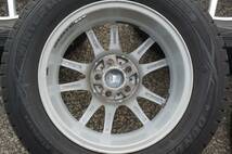 深溝８分～ダンロップ WM01 195/65R15 トヨタ用 WEDS JOKER 6J +43 PCD100 カローラツーリング スポーツ プリウス CT200 ウィッシュ*525im_画像10