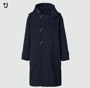 UNIQLOダッフルコート ユニクロ　ジルサンダー　+J オーバーサイズ　JIL SANDER Mサイズ　ネイビー