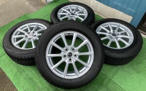 BS 製 ECO FORME 17インチホイール& 225/60R17 BRIDGESTONE BLIZZAK VRXスタッドレス4本セット★ アルファード等