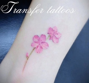 ※タトゥーシール 8枚　「草花」tatoo 防水 0927アシェラン