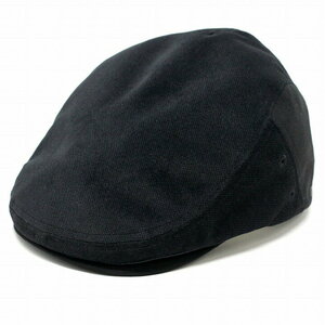 ★ノックス KNOX バーズアイ ハンチング ブラック M 日本製 帽子 アメリカ ブランド