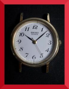セイコー SEIKO クォーツ 3針 7321-0100 女性用 レディース 腕時計 V794 稼働品