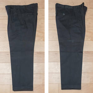 Brioni CORTINA 48R Cotton pants ブリオーニ コルティナ サイズ48 ダークネイビー ピーチ コットンパンツ