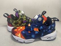 Reebok INSTA PUMP FURY OG x A BATHING APE インスタ ポンプ フューリー アベイシングエイプ 猿迷彩 US6 USED_画像4