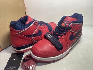 NIKE AIR ALPHA FORCE 2 エア アルファフォース 2 RED x NAVY 04年製 USED 美品 307718-641