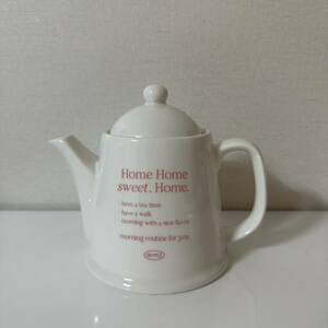【即決】韓国 olivet home, home sweet home teapot ホーム スイート ホーム ティーポット 韓国雑貨