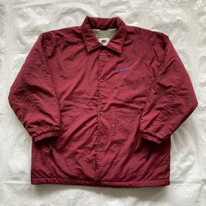 90s Nike ナイキ インナーフリース ボア ナイロン コーチジャケット XL