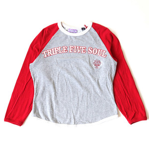 Triple 5 Soul... clothes long Tla gran Baseball shirt long sleeve T shirt child clothes Kids Triple five soul 