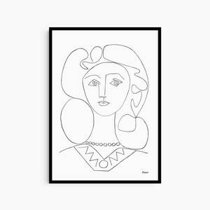 Art hand Auction Picasso Pintura abstracta Arte moderno Cartel de mediados de siglo Arte contemporáneo moderno Minimalista Ilustración interior Pintura Póster en el extranjero Arte A4, impresos, póster, otros