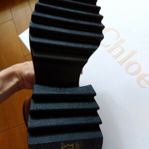 クロエ Chloe レインブーツ BETTY 黒 37サイズ 未使用 箱あり 定価74,800円の画像4