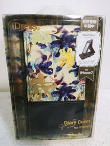 未使用 Girsi by i Dress ミラー付きダイアリーカバー iPhone 7 用 ケース