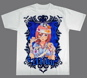 新品　五等分の花嫁×ドン・キホーテコラボ　中野三玖　ハロウィン　描き下ろしフルカラーTシャツ　フリーサイズ(メンズLサイズ相当)