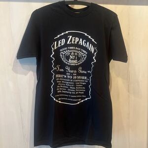 【新品】Led Zepagain レッド・ツェッパゲイン　ロックTシャツ　Mサイズ　メンバーサイン入り　ジミー桜井　レッドツェッペリン