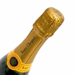 未開栓 ヴーヴクリコ【Veuve Clicquot】イエローラベル シャンパン 375ml 12％ 洋酒 古酒 果実酒 中古【かんてい局亀有店】12201の画像5