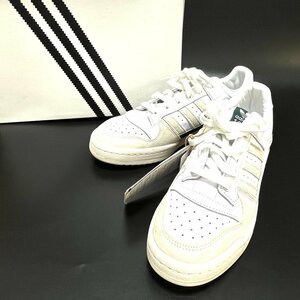 adidas アディダス　スニーカー　GY2541　FORUM LOW KITH　白×モスグリーン　27.5cm 未使用品　【かんてい局亀有】13738