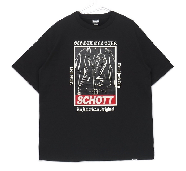 即決■★Schott NYC ショット★■ONE STAR T-SHIRT:SIZE=M