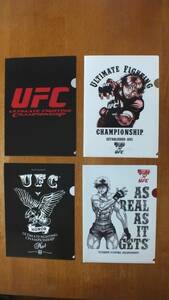 範馬刃牙　UFC　クリアファイル　非売品　4枚セット　