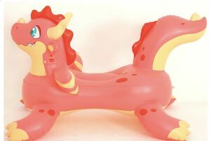  Dragon ride red float air vinyl manner boat swim ring rare new product new goods unopened not yet sale in Japan Inflatable World made 