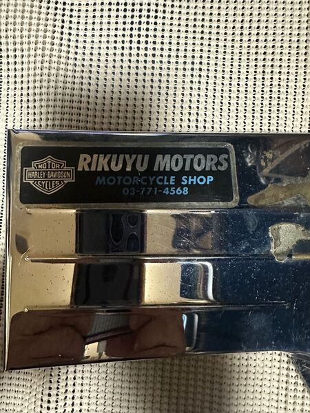 貴重陸友ステッカー付きショベルFLHドレスサイドカバー
