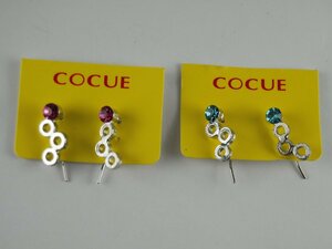 【未使用保管品】COCUEコキュピアス2点