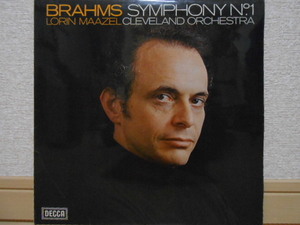 英DECCA SXL-6783 オリジナル盤 マゼール ブラームス 交響曲第1番 優秀録音 MAAZEL BRAHMS