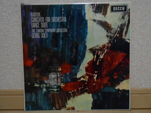 英DECCA SXL-6212 ショルティ バルトーク 管弦楽のための協奏曲 舞踏組曲 AS LISTED 優秀録音