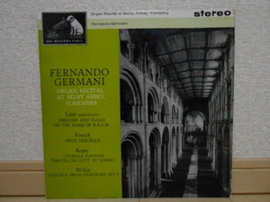 英HMV CSD-1499 フェルナンド・ジェルマーニ オルガン リサイタル リスト フランク レーガー オリジナル盤