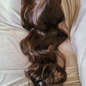 フルウィッグ カール ダークブラウン
