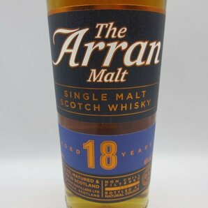 ★◇ The Arran Malt アラン モルト 18年 シングルモルト スコッチウイスキー 700ml 46％ 旧ボトル 古酒 未開栓 箱付きの画像6