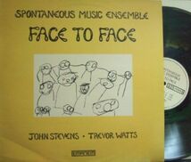 ３枚で送料無料【英Emanem】Spontaneous Music Ensemble (John Steves/Trevor Watts)/Face To Face_画像1