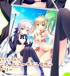 シロガネヒナ　MILK　Bar　こみトレ30　タペストリー　FGO ジャンヌ　ネロ