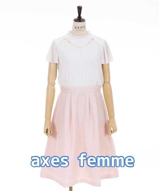 Yahoo!オークション  axes femme ワンピース 新品axes femme あ