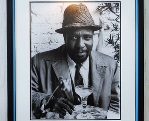 セロニアス・モンク/カクテル・ランチ 1960/アート ピクチャー 額装/THELONIOUS MONK/Jazz Gumbo/ガンボアート/ジャズアイコン/モノクロ