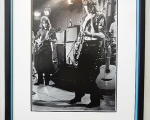 キース・リチャーズ/ミック・テイラー/マーキー・クラブ UK 1971/アートピクチャー額装/Keith Richards/Mick Tayler/ライブ 写真